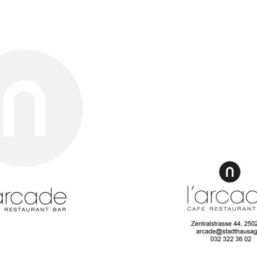 L’Arcade Menü Booklet